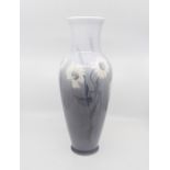 Royal Copenhagen vase with daisies, number 9651, signed and marked to base, approx 43 cms tall