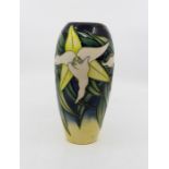 Moorcroft Sesquipedale pattern slender vase, ovoid form, limited edition, 175/200, marked and signed