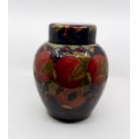 Moorcroft Pomegranate ginger jar, marked and signed in green to base, circa 1913-1916, approx 28 cms