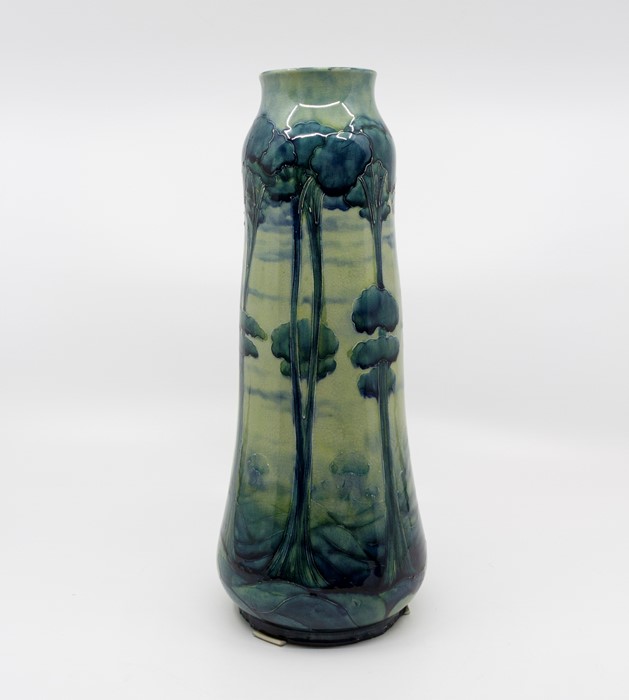 Moorcroft Hazeldene pattern slender vase, made for Liberty, circa 1903, approx 30 cms tall, signed - Image 2 of 3