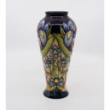 Moorcroft Geneva pattern inverted baluster trial vase, dated 20/01/2000, marked, dated and signed to
