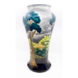 Moorcroft After the Storm baluster vase, limited edition 30/200 with original certificate, approx 53