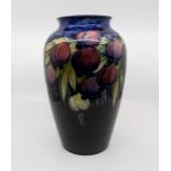 Moorcroft Wisteria pattern vase, in shouldered form, approx 32 cms tall, impressed marks and