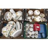 A large qty of Royal Worcester Evesham dinner and tea wares, place mats, coasters, tureens etc (Q)