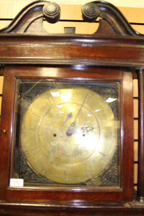 AUCTIONEER TO ANNOUNCE THAT CLOCK IS 30 HOUR NOT 8 DAY A George III oak 30 day longcase clock by - Image 2 of 4