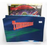 Thunderbirds 3 x 12" Picture Disc featuring images of puppets of Cliff Richard & the Shadows on