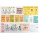 A collection of assorted match tickets; to include F.A. Cup Final 1969, Manchester City v Everton,