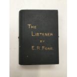 Kenmac Radio Ltd., 'The Listener by E.R.Phone', radio receiver in the form of a book, 1925.