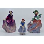 Three Royal Doulton figures, comprising 'Autumn Breezes' HN1911, 'Sweet Anne' HN1496 and 'Ivy'