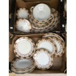 **AWAY TO CHARITY VH***JMS***An Edwardian part dinner set, by Lawleys, Coronation ware 'Sydney'