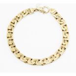 A 9ct gold gents bracelet, stamped 375, length approx. 20 cms, weight  approx, 28.9 grams approx