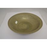 A Celadon Oriental glaze bowl, circa 15/16th Century Sawankhalok
