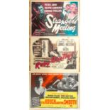 Collection of seven original movie posters: New Wine (1941), USA, folded, 103cm by 68cm; Slim Carter