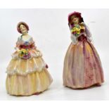 Two Royal Doulton figures, comprising 'June' HN1691 and 'Irene' HN1621, both early to mid 20th