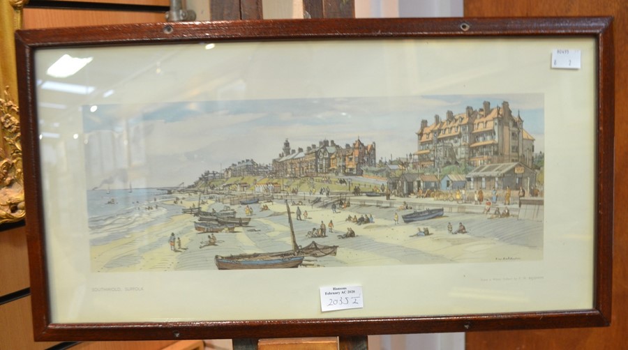 After FW Baldwin, a pair of prints depicting Southwold (2) - Image 2 of 2