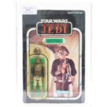 Star Wars: A carded Star Wars, Lando Calrissian, 77 Back, 1983 Kenner