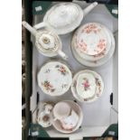 Collection of Royal Crown Derby Posie pattern china, Princess teapots and early Hawthorne pattern
