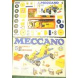 Meccano: A pair of boxed Meccano Construction Set No. 5, motorised, both appear complete. (2)