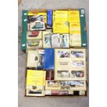 Two boxes of assorted diecast models, mostly boxed, to include Models of Yesteryear, Maisto