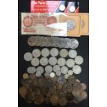UK coin Collection containing commemorative crowns, 10 Shilling Bank O’Brien and a large amount of
