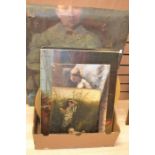 A collection of portraits, circa 19th Century and 20th Century canvas and board, framed and