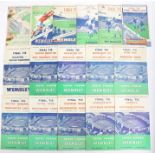 F.A. Cup Final Programmes; complete run 1947-1962, generally good, 1947 poor, leaked staples on 48-