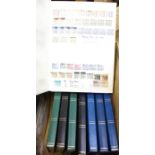 Stamps- GB in 8 albums & loose Edward VII onwards mint and used.
