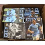 A collection of assorted modern Manchester City home programmes; to include: 2013-2019 programmes,