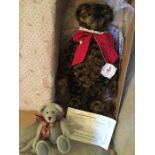 Gund Bear 'Sammie' - Barton's Creek Bear, 20" tall, limited edition in original box, plus 'Joseph'