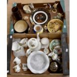 A collection of assorted ceramics, including a Richmond coffee set, Royal Crown Derby, Goebel