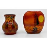 Two Anita Harris vases, red ground Condition: No obvious signs of damage or restoration