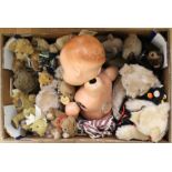 A collection of mid to late 20th Century Teddy Bears including Steiff and Merrythought, small and