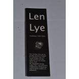 A Len Lye Centenary 1901- 2001 Sterling Silver pin by jeweller Warwick Freeman. Clutch pin