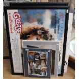 Olivia Newton-John & John Travolta: a collection of large framed film posters the majority Grease