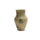 Early Carter and Co Poole Pottery stoneware vase decorated with purple daisies, marked to base, in