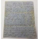 A pair of letters from the Crimean War written from the Camp before Sevastopol in June and July 1855