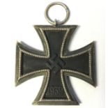 WW2 Eisernes Kreuz 2. Klasse 1939. Iron Cross 2nd Class 1939. No ribbon. No makers mark to ring.