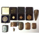 A collection of seven items all made from Copper taken from Lord Nelsons Flagship HMS Foudroyant and