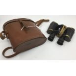 WW2 British Binoculars, Prism, No2 MkII by Kershaw. Serial number 149124. Complete with web neck