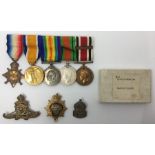 WW1/WW2 British Medal group to L-2129 Gnr Harold Heath, Royal Field Artillery comrising of 1914-15