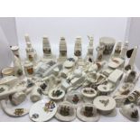 WW1 British Crested China: a good collection of approx 45 various makes of crested china to