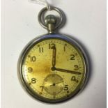 WW2 British General Service Trade Pattern Pocket Watch maker marked DOXA, Swiss Made and marked to