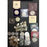 UK coin collection, includes 1890, 1888 Crown, 1951 Festival of Britain Crown in Original Box, Small