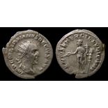 Trajan Decius Silver Antoninianus Obverse: IMP C M Q TRAIAN DECIVS AVG, radiate bust right. Reverse: