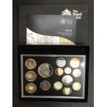Royal Mint 2011 Proof fourteen coin set in Original box.
