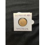 George IIII 1821 Sovereign (high grade)