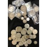 Pre 20 (220g) Pre 47 (230g) and World Silver coins (40g).