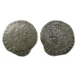 Charles I, Shilling 1641-3, Tower Mint, mm Triangle in Circle. From the ‘Winchester Civil War