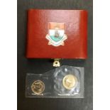 Bahamas Gold Proof 1971 set $20 & $10 in Original Case. (12.4g)