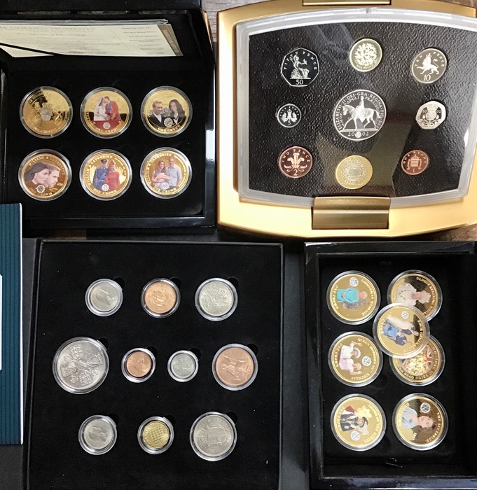 A collection of medallic coins. - Image 2 of 2